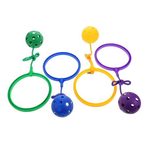 INOOMP 4 Stück Hüpfball für Hüpfring-Spiele Gleichgewicht und Koordination Sprungübungen Springseil Zubehör Sprungball für Erwachsene Springspielzeug für Plastik INOOMP 4 Stück Hüpfball für Hüpfring-Spiele Gleichgewicht und Koordination Sprungübungen Springseil Zubehör Sprungball für Erwachsene Springspielzeug für Plastik von INOOMP