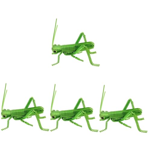 INOOMP 4 Stück Insektenornamente Aus Aluminiumdraht Simulationstierfigur Lebensecht Wie Kleine Heuschrecken Insektendekor Realistische Dekoration Insektenfigur Erkennungsmodell INOOMP 4 Stück Insektenornamente Aus Aluminiumdraht Simulationstierfigur Lebensecht Wie Kleine Heuschrecken Insektendekor Realistische Dekoration Insektenfigur Erkennungsmodell von INOOMP