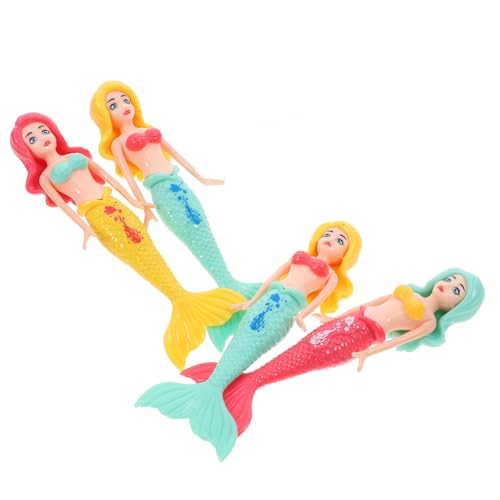 INOOMP 4 Stück Meerjungfrauenspielzeug Poolspielzeug Meerjungfrauen-Tauchspielzeug Schwimmen Kinderspielzeug Meerjungfrauenfiguren für Badespielzeug für Meerjungfrauen Plastik INOOMP 4 Stück Meerjungfrauenspielzeug Poolspielzeug Meerjungfrauen-Tauchspielzeug Schwimmen Kinderspielzeug Meerjungfrauenfiguren für Badespielzeug für Meerjungfrauen Plastik von INOOMP