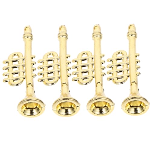 INOOMP 4 Stück Mini-Musikinstrument-Ornamente Musikinstrumentenmodell Miniatur musikinstrumente Dekoration Mini-Instrument- Mini-Instrumentenmodell Miniaturen Plastik Golden INOOMP 4 Stück Mini-Musikinstrument-Ornamente Musikinstrumentenmodell Miniatur musikinstrumente Dekoration Mini-Instrument- Mini-Instrumentenmodell Miniaturen Plastik Golden von INOOMP