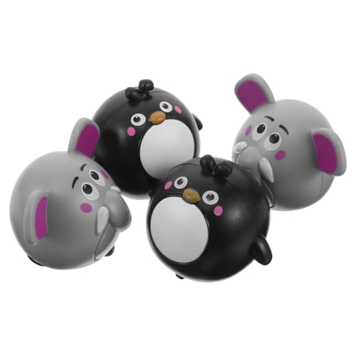INOOMP 4 Stück Mini-rückziehauto Karneval Preis Goodie Bag Stuffers Pinata-füller Pinata -füllstoffe Tiere Ziehen Autos Zurück Rennfahrzeuge Zurückziehen Party-geschenkautos Pp von INOOMP