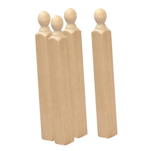 INOOMP 4 Stück Mini -simulierte Holzgeländerwelle Miniaturen DIY Miniatur Zubehör für Mikroszenen Miniatur-Holzsäulen Mini-Holzsäulen Miniaturmodell römischer Säulen Birke INOOMP 4 Stück Mini -simulierte Holzgeländerwelle Miniaturen DIY Miniatur Zubehör für Mikroszenen Miniatur-Holzsäulen Mini-Holzsäulen Miniaturmodell römischer Säulen Birke von INOOMP