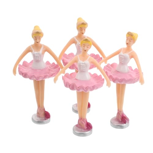 INOOMP 4 Stück Musikalische Ballerina Prinzessinnen Puppen Für Spieluhr Rotierende Ballett Tanzfiguren Sammlerstück Andenken Schmuckschatulle Zubehör von INOOMP