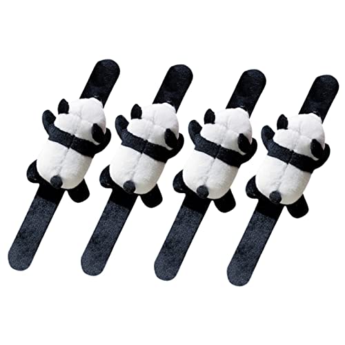 INOOMP 4 Stück Panda Doll Armband Schild Plüsch Schlagarmbänder für Party-Slap-Armbänder Cartoon-Tier-Slap-Bands Slap-Bands mit Tiermotiven Weiches Tierarmband PP Baumwolle INOOMP 4 Stück Panda Doll Armband Schild Plüsch Schlagarmbänder für Party-Slap-Armbänder Cartoon-Tier-Slap-Bands Slap-Bands mit Tiermotiven Weiches Tierarmband PP Baumwolle von INOOMP