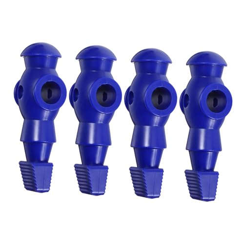 INOOMP 4 Stück Pokerspieler Fußball Ersatz Kicker Vorbeigehen Kickertisch Zubehör Kickertisch Männer Ersatz Maschine Dynamo-kickerteile Blau Party Schreibtisch Harz Blue von INOOMP