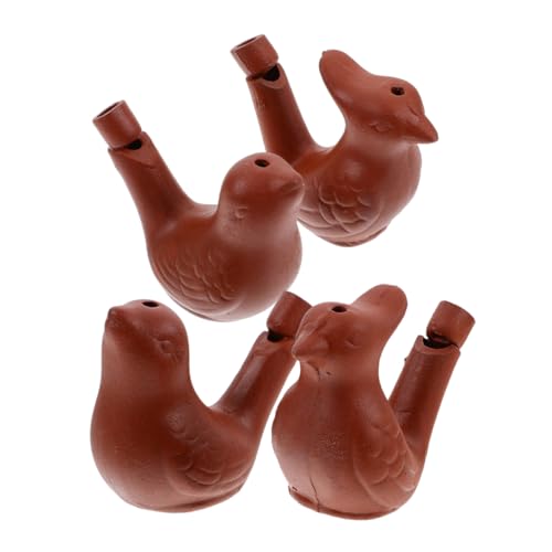 INOOMP 4 Stück Sand-Wasservogelpfeife Bird Whistle Toy Wasservogelpfeife aus Keramik Pfeife für Vogelgeräusche Vogelpfeifen-Geräuschmacher Vogel Zisha-Keramik INOOMP 4 Stück Sand-Wasservogelpfeife Bird Whistle Toy Wasservogelpfeife aus Keramik Pfeife für Vogelgeräusche Vogelpfeifen-Geräuschmacher Vogel Zisha-Keramik von INOOMP