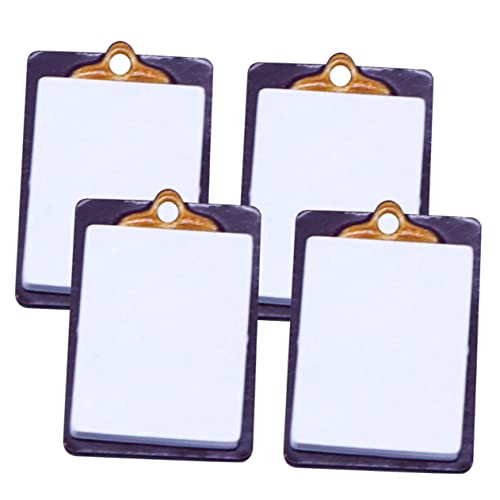 INOOMP 4 Stück Schreibbrettmodell Kleine Zwischenablage Mini-Klemmbretter Mini-Schulsachen Mini-Schreibtafel-Modell Mini-Büro-Klemmbrett Miniatur-Schulbedarf Mini-Zwischenablage Legierung INOOMP 4 Stück Schreibbrettmodell Kleine Zwischenablage Mini-Klemmbretter Mini-Schulsachen Mini-Schreibtafel-Modell Mini-Büro-Klemmbrett Miniatur-Schulbedarf Mini-Zwischenablage Legierung von INOOMP