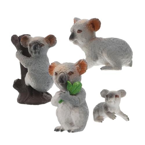 INOOMP 4 Stück Simulationstiermodell Märchengarten Tierfiguren Miniatur -Koala -Familie Figuren Koala Family Garden Ornamente Koala Bärenkuchen -Topper PVC Grey INOOMP 4 Stück Simulationstiermodell Märchengarten Tierfiguren Miniatur -Koala -Familie Figuren Koala Family Garden Ornamente Koala Bärenkuchen -Topper PVC Grey von INOOMP