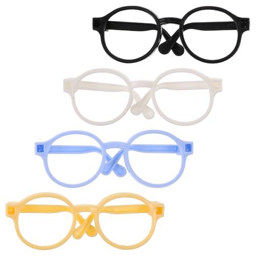 INOOMP 4 Stück Spielzeugzubehör Babyspielzeug Brillengestell Mini Brillengestell Für Puppen Puppen Ankleidezubehör Puppenzubehör Baumwolle Puppenzubehör Winzige Brillen Aus Kunststoff INOOMP 4 Stück Spielzeugzubehör Babyspielzeug Brillengestell Mini Brillengestell Für Puppen Puppen Ankleidezubehör Puppenzubehör Baumwolle Puppenzubehör Winzige Brillen Aus Kunststoff von INOOMP