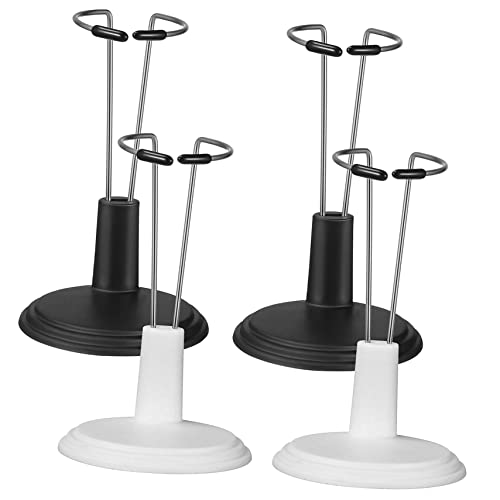 INOOMP 4 Stück Stützrahmen für Puppen Figurenpräsentationsständer Inhaber Ständer für Puppenmodelle Figuren-Präsentationsständer Organizer für Puppenhalterungen Actionfigurenständer PVC von INOOMP