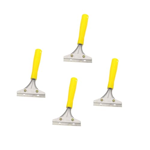 INOOMP 4 Stück Teiliges Robuster Mehrzweck-reinigungsschaber für Wände und Böden Präziser Fliesen Farbentferner Geeignet für Glas Granit und Harte Oberflächen INOOMP 4 Stück Teiliges Robuster Mehrzweck-reinigungsschaber für Wände und Böden Präziser Fliesen Farbentferner Geeignet für Glas Granit und Harte Oberflächen von INOOMP