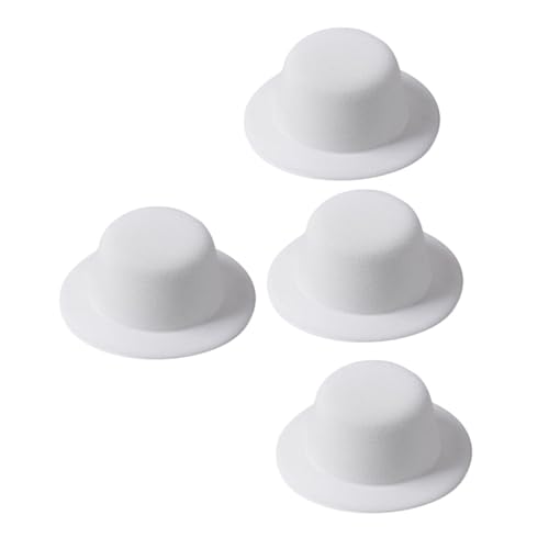 INOOMP 4 Stück Top -Hutschmuck Mini-Hüte Kappe Zubehör für die Hutherstellung Basteln Handwerk Teeparty verkleiden sich Accessoires Haarhut formelle Hüte kleiner Hut Bastelhut Netz Weiß INOOMP 4 Stück Top -Hutschmuck Mini-Hüte Kappe Zubehör für die Hutherstellung Basteln Handwerk Teeparty verkleiden sich Accessoires Haarhut formelle Hüte kleiner Hut Bastelhut Netz Weiß von INOOMP