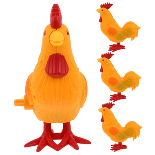 INOOMP 4 Stück Uhrwerk Huhn Uhrwerk Tierspielzeug aufziehen Party Gefälligkeiten Hühnchenspielzeug zum Aufziehen Kleinkindspielzeug Aufzieh Farmtiere Figuren Plastik INOOMP 4 Stück Uhrwerk Huhn Uhrwerk Tierspielzeug aufziehen Party Gefälligkeiten Hühnchenspielzeug zum Aufziehen Kleinkindspielzeug Aufzieh Farmtiere Figuren Plastik von INOOMP
