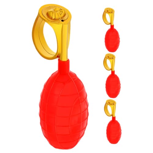 INOOMP 4 Stück Wassersprühring Für Die Ganze Person Wassersprühring Kniffliges Wasserringspiel Kunststoff Rot INOOMP 4 Stück Wassersprühring Für Die Ganze Person Wassersprühring Kniffliges Wasserringspiel Kunststoff Rot von INOOMP