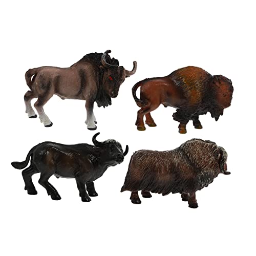 INOOMP 4 Stück Yak-modellspielzeug Klein Kuh Gefüllt Tiere Kuhspielzeug Für Mini-kuhfiguren Hochlandkuh-geburtstagsdekorationen Kalb Tierfiguren Kuh Ornamente Spielzeugkühe Plastik INOOMP 4 Stück Yak-modellspielzeug Klein Kuh Gefüllt Tiere Kuhspielzeug Für Mini-kuhfiguren Hochlandkuh-geburtstagsdekorationen Kalb Tierfiguren Kuh Ornamente Spielzeugkühe Plastik von INOOMP
