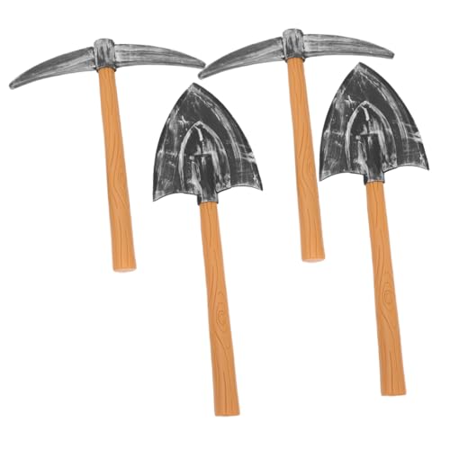 INOOMP 4 Stück Zwergen-Requisiten Leistungsspaten Sichelstütze aus Kunststoff Cosplay- Spielzeugspitzhacke Halloween- -Stütze Mini-Spitzhacke Stage Prop Plastik INOOMP 4 Stück Zwergen-Requisiten Leistungsspaten Sichelstütze aus Kunststoff Cosplay- Spielzeugspitzhacke Halloween- -Stütze Mini-Spitzhacke Stage Prop Plastik von INOOMP