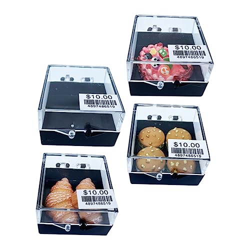 INOOMP 4 Stück simuliertes Brot und Kuchen Kuchen-Modell lebendiges Lebensmittelmodell gefälschtes Lebensmittelmodell Mini-Essen Simulation von Lebensmitteldekor Plastik INOOMP 4 Stück simuliertes Brot und Kuchen Kuchen-Modell lebendiges Lebensmittelmodell gefälschtes Lebensmittelmodell Mini-Essen Simulation von Lebensmitteldekor Plastik von INOOMP