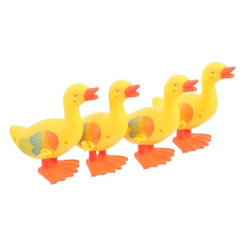 INOOMP 4stücke Aufziehspielzeug Enten Sprungfähige Wind-up Enten Für Mädchen Mitgebsel Für Geburtstagsfeiern Partys von INOOMP