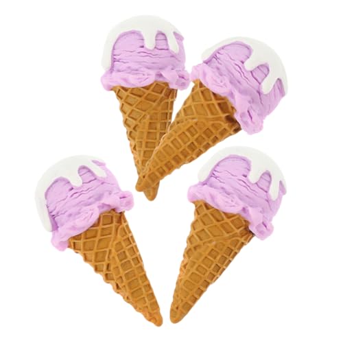 INOOMP 4 Stücke Eismodell Deko Displayzubehör Für Dessertläden Künstliche Eiscreme-Requisiten Dessert-Shop-Ornament Eistüte Ornament Dessert Shop Decor Eiscrememodell Harz INOOMP 4 Stücke Eismodell Deko Displayzubehör Für Dessertläden Künstliche Eiscreme-Requisiten Dessert-Shop-Ornament Eistüte Ornament Dessert Shop Decor Eiscrememodell Harz von INOOMP