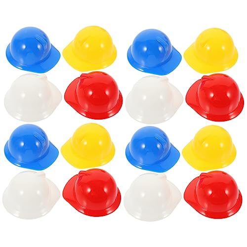 INOOMP 40 Stück Mini-schutzhelm Miniatur-schutzhelm Mini-Safe-Hut Bunt Kleine Puppenmütze Winzige Arbeitermütze Puppenhelm Miniaturhüte -schutzhelm Für Puppe Stütze Plastik von INOOMP