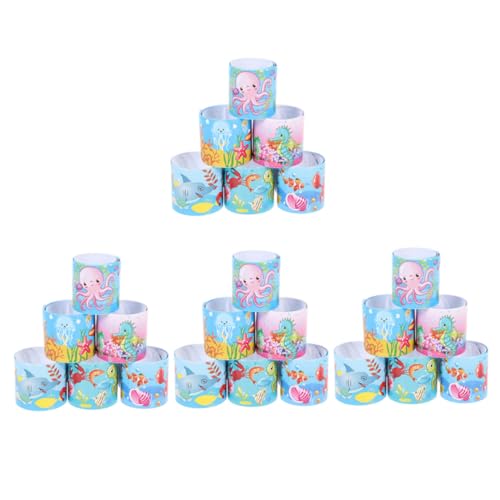 INOOMP 40 Stück Unterwasser Biologisches Armband Schlagarmband Thema Geburtstag Kindergeschenke Für Kleinkinder Kleinkindgeschenke Meerestierspielzeug Wiederverwendbares INOOMP 40 Stück Unterwasser Biologisches Armband Schlagarmband Thema Geburtstag Kindergeschenke Für Kleinkinder Kleinkindgeschenke Meerestierspielzeug Wiederverwendbares von INOOMP