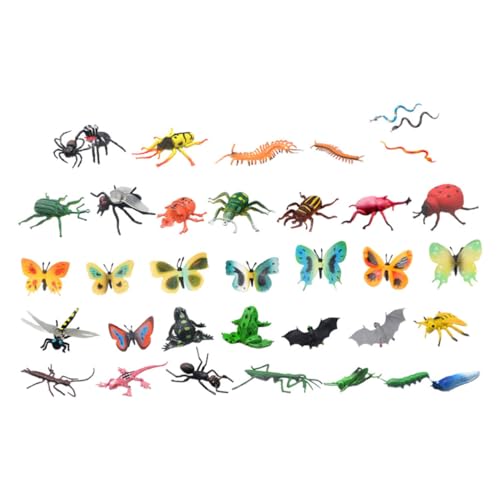 INOOMP 43 Stück Insektenmodell gefälschtes Insektenspielzeug realistisches insektenspielzeug Insektenspielzeug für Kleinkinder Insekten Bugs Zahlen PVC INOOMP 43 Stück Insektenmodell gefälschtes Insektenspielzeug realistisches insektenspielzeug Insektenspielzeug für Kleinkinder Insekten Bugs Zahlen PVC von INOOMP