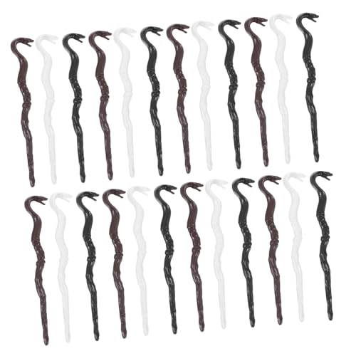 INOOMP 48stücke Snake Mini Zauberstäbe Halloween Dekoration Kunststoff Für Kostüm-Partys Geisterhäuser Und -Requisiten von INOOMP