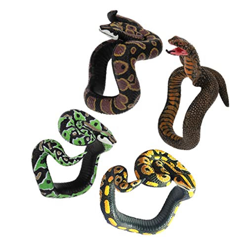 INOOMP 4Stücke Fake Schlangenarmband Künstliche Schlangen Requisiten für Kreative Streiche Halloween Deko und Lehrmittel Detailgetreu und Langlebig INOOMP 4Stücke Fake Schlangenarmband Künstliche Schlangen Requisiten für Kreative Streiche Halloween Deko und Lehrmittel Detailgetreu und Langlebig von INOOMP