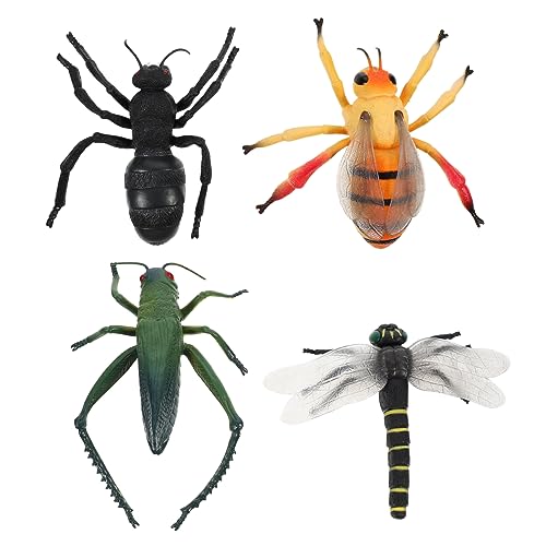 INOOMP 4Stücke Insektenmodell für Realistische Insektenspielzeuge aus Premiummaterial Dekoration und Lernzwecke Biene und Libelle INOOMP 4Stücke Insektenmodell für Realistische Insektenspielzeuge aus Premiummaterial Dekoration und Lernzwecke Biene und Libelle von INOOMP