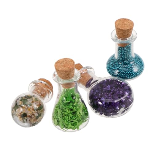INOOMP 4Stücke Miniaturflaschen für Puppenhausdekoration Realistische Glasflaschen Halloween Deko und Wohnaccessoire Vielseitig Einsetzbar für Kreative DIY Projekte INOOMP 4Stücke Miniaturflaschen für Puppenhausdekoration Realistische Glasflaschen Halloween Deko und Wohnaccessoire Vielseitig Einsetzbar für Kreative DIY Projekte von INOOMP