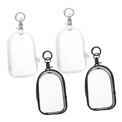 INOOMP 4Stücke Transparente Puppen Präsentationstasche mit Schlüsselanhänger für Kleine Baumwollpuppen Tragbares Design für Zuhause und Unterwegs Praktischer Zubehör INOOMP 4Stücke Transparente Puppen Präsentationstasche mit Schlüsselanhänger für Kleine Baumwollpuppen Tragbares Design für Zuhause und Unterwegs Praktischer Zubehör von INOOMP