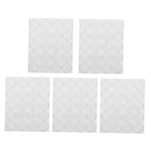 INOOMP 5 Blatt Gemstone Runde Harz Aufkleber Transparent für Schmuck Bastelbedarf Selbstklebend für DIY Projekte und Dekorationen INOOMP 5 Blatt Gemstone Runde Harz Aufkleber Transparent für Schmuck Bastelbedarf Selbstklebend für DIY Projekte und Dekorationen von INOOMP