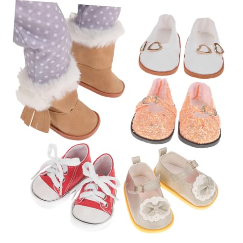 INOOMP 5 Paare Puppenschuhe Puppen-Canvas-Schuhe Schuhe Puppen Puppenspielzeugschuhe Mini-Schuhe winzige Puppenersatzschuhe Puppenstiefel handgefertigte Stoffschuhe Puppenzubehör INOOMP 5 Paare Puppenschuhe Puppen-Canvas-Schuhe Schuhe Puppen Puppenspielzeugschuhe Mini-Schuhe winzige Puppenersatzschuhe Puppenstiefel handgefertigte Stoffschuhe Puppenzubehör von INOOMP