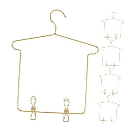 INOOMP 5 Sets Mini Kleiderbügel Für Puppen Kleine Kleiderbügel Rockbügel Hosenbügel Mit Clips Puppenkleidungszubehör Für Puppenkleidung Kleider Kleid Outfit INOOMP 5 Sets Mini Kleiderbügel Für Puppen Kleine Kleiderbügel Rockbügel Hosenbügel Mit Clips Puppenkleidungszubehör Für Puppenkleidung Kleider Kleid Outfit von INOOMP
