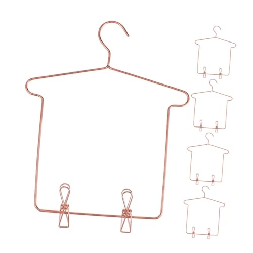 INOOMP 5 Sets Mini Kleiderbügel Für Puppen Kleine Kleiderbügel Rockbügel Hosenbügel Mit Clips Puppenkleidungszubehör Für Puppenkleidung Kleider Kleid Outfit INOOMP 5 Sets Mini Kleiderbügel Für Puppen Kleine Kleiderbügel Rockbügel Hosenbügel Mit Clips Puppenkleidungszubehör Für Puppenkleidung Kleider Kleid Outfit von INOOMP