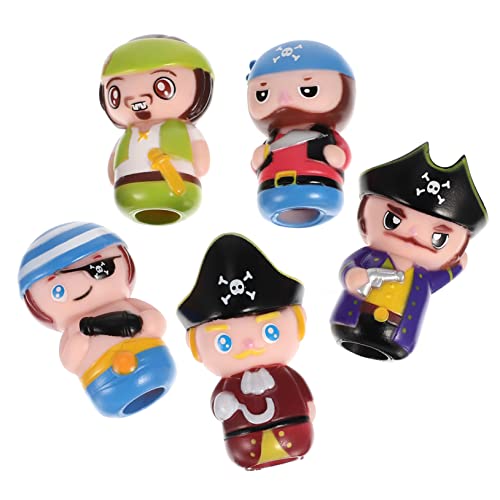 INOOMP 5 Stück Cartoon-Finger-Puppe Kleinkinder Puppen zum Geschichtenerzählen Piraten-Handpuppe kleine Piraten Fingerpuppe kleine Hände Fingerpuppe Vinyl INOOMP 5 Stück Cartoon-Finger-Puppe Kleinkinder Puppen zum Geschichtenerzählen Piraten-Handpuppe kleine Piraten Fingerpuppe kleine Hände Fingerpuppe Vinyl von INOOMP