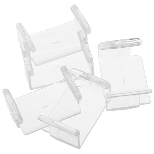 INOOMP 5 Stück Eisenbahnschienenreparierer Zubehör Für Den Zugtisch Gleisverbinder-Adapter Zubehör Für Schienenverbinder Bahngleis Aus Kunststoff Holztrennstrecken Plastik Transparent INOOMP 5 Stück Eisenbahnschienenreparierer Zubehör Für Den Zugtisch Gleisverbinder-Adapter Zubehör Für Schienenverbinder Bahngleis Aus Kunststoff Holztrennstrecken Plastik Transparent von INOOMP