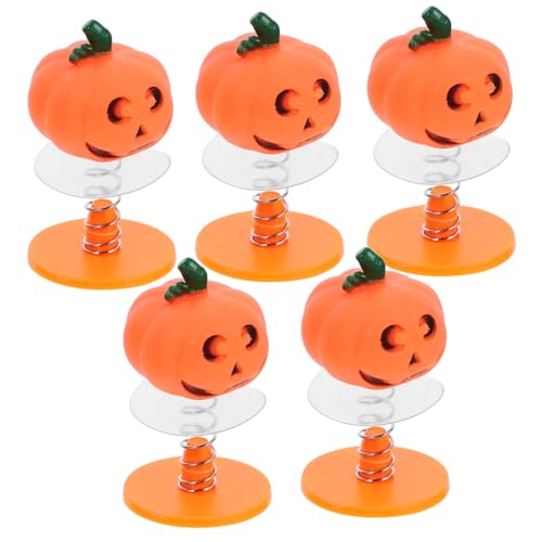 INOOMP 5 Stück Hüpfende Kürbispuppe lustig Springen für Karikatur federnd Miniatur Sortiert drinnen Halloween-Partygeschenke Party Gefälligkeiten Partyversorgung Eisen Orange INOOMP 5 Stück Hüpfende Kürbispuppe lustig Springen für Karikatur federnd Miniatur Sortiert drinnen Halloween-Partygeschenke Party Gefälligkeiten Partyversorgung Eisen Orange von INOOMP
