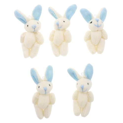 INOOMP 5 Stück Mini Joint Bunny Puppe Miniaturhasenfigur Ausgestopfte Tierfiguren Kawaii Plüschtiere Hase Gefüllt Kleine Tierfiguren Kleiner Stoffhase Ausgestopfter Hasen Kurzer Plüsch INOOMP 5 Stück Mini Joint Bunny Puppe Miniaturhasenfigur Ausgestopfte Tierfiguren Kawaii Plüschtiere Hase Gefüllt Kleine Tierfiguren Kleiner Stoffhase Ausgestopfter Hasen Kurzer Plüsch von INOOMP
