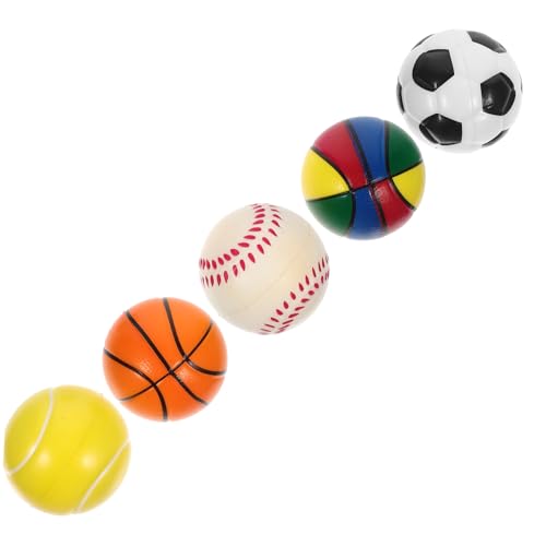 INOOMP 5 Stück Mini -ballspielzeug Sportbälle Sensorische Spielzeuge Kleines Für Ballspielzeug Für Kinderspielzeug Pu-Schwamm INOOMP 5 Stück Mini -ballspielzeug Sportbälle Sensorische Spielzeuge Kleines Für Ballspielzeug Für Kinderspielzeug Pu-Schwamm von INOOMP
