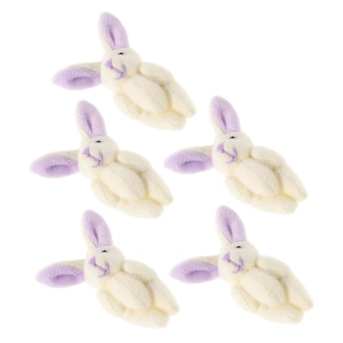 INOOMP 5 Stück Mini-plüschtier Ausgestopfte Hasendekoration Süße Plüschtiere Kleine Tierfiguren Miniaturtiere Zum Verstecken Miniatur-kuscheltiere Plüschhasenpuppen Kurzer Plüsch INOOMP 5 Stück Mini-plüschtier Ausgestopfte Hasendekoration Süße Plüschtiere Kleine Tierfiguren Miniaturtiere Zum Verstecken Miniatur-kuscheltiere Plüschhasenpuppen Kurzer Plüsch von INOOMP