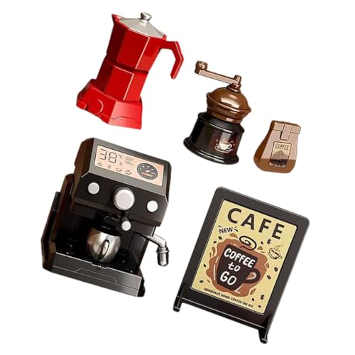 INOOMP 5 Stück Modell Kaffeemaschine Kaffeemaschinenspielzeug Für Mini-kaffeemaschinen-Modell Mini House Accessory Mini-küchenkaffeemaschine Puppenhausmöbel Plastik INOOMP 5 Stück Modell Kaffeemaschine Kaffeemaschinenspielzeug Für Mini-kaffeemaschinen-Modell Mini House Accessory Mini-küchenkaffeemaschine Puppenhausmöbel Plastik von INOOMP