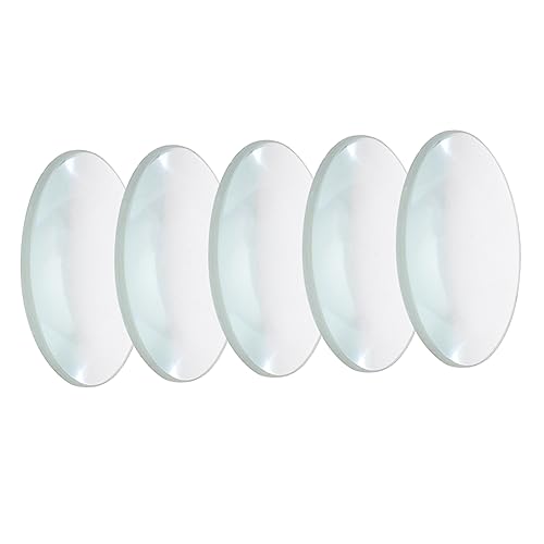 INOOMP 5 Stück Optische Linse bikonvexe Linse Konvexe Linsen optisches Objektiv Sammellinse fokal Flache Konvexe Linse Industrielinsen zyluläre zylindrische Linse Konvexe Glaslinse Lupe INOOMP 5 Stück Optische Linse bikonvexe Linse Konvexe Linsen optisches Objektiv Sammellinse fokal Flache Konvexe Linse Industrielinsen zyluläre zylindrische Linse Konvexe Glaslinse Lupe von INOOMP