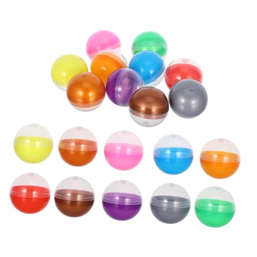 INOOMP 50 Stück Befüllbare Kugeln Mehrzweck Plastikkugeln für Partys Hochzeiten und Kreative Verpackungen Robuste Wiederverwendbare Kapseln für Süßigkeiten und Kleine von INOOMP