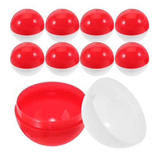 INOOMP 50 Stück Gacha-Ball storage boxes aufbwahrungs-box candy geschenkverpackung verpackung Twist Kugelbehälter verdrehte Aufbewahrung von Kapseln Partygeschenk Plastik rot INOOMP 50 Stück Gacha-Ball storage boxes aufbwahrungs-box candy geschenkverpackung verpackung Twist Kugelbehälter verdrehte Aufbewahrung von Kapseln Partygeschenk Plastik rot von INOOMP