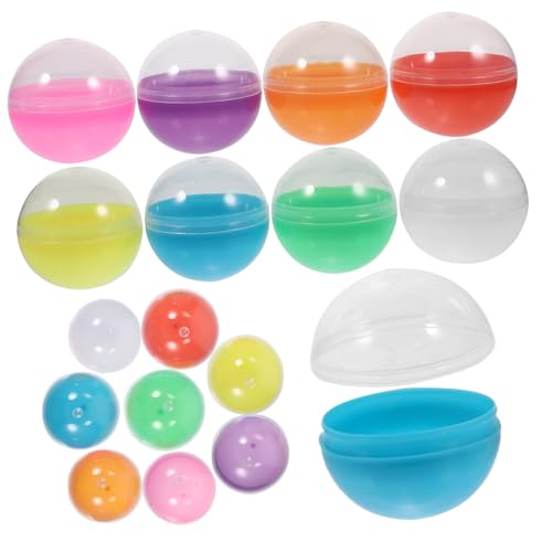 INOOMP 50 Stück Halbdurchsichtige Lotteriekugeln Leere Kapseln für Automaten Plastikkugeln zum Befüllen für Partygeschenke Spiele und Diy Projekte INOOMP 50 Stück Halbdurchsichtige Lotteriekugeln Leere Kapseln für Automaten Plastikkugeln zum Befüllen für Partygeschenke Spiele und Diy Projekte von INOOMP
