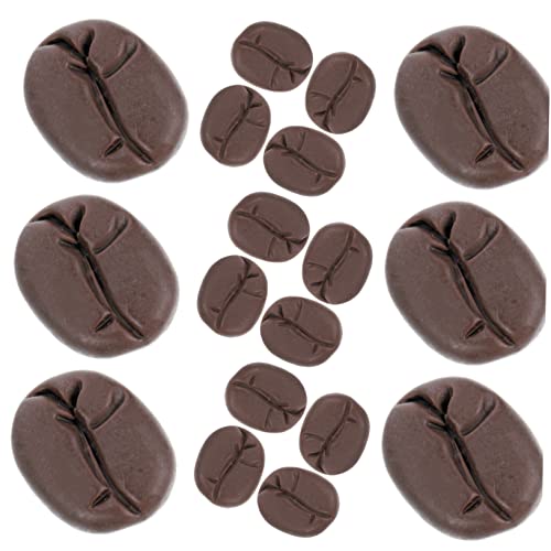 INOOMP 50 Stück Kaffeebohnenspielzeug gefälschte Bohnen realistisch Fälschung gefälschter Kaffee Küchenspielzeug zum Kaffeebohnen-Modell Bäckerei Shop Kaffeebohne Stütze Harz INOOMP 50 Stück Kaffeebohnenspielzeug gefälschte Bohnen realistisch Fälschung gefälschter Kaffee Küchenspielzeug zum Kaffeebohnen-Modell Bäckerei Shop Kaffeebohne Stütze Harz von INOOMP