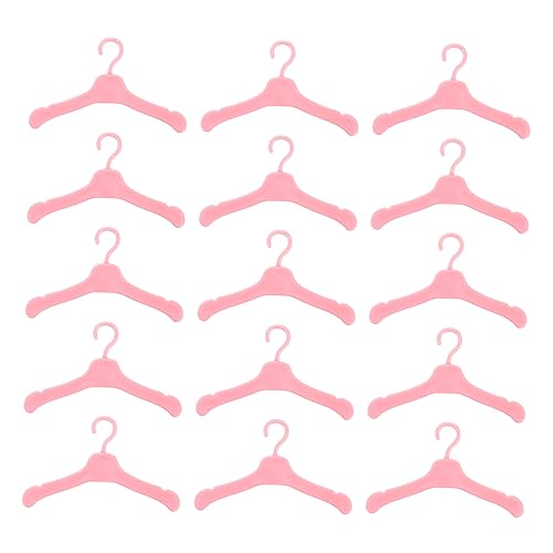 INOOMP 50 Stück Puppenkleiderbügel Puppen kleiderbügel puppenbügel Puppenkleider-Accessoires Puppenkleidung Gestell Kleiderbügel für Puppenkleider Miniaturpuppenaufhänger Plastik Rosa INOOMP 50 Stück Puppenkleiderbügel Puppen kleiderbügel puppenbügel Puppenkleider-Accessoires Puppenkleidung Gestell Kleiderbügel für Puppenkleider Miniaturpuppenaufhänger Plastik Rosa von INOOMP