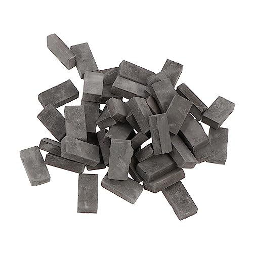 INOOMP 50 Stück Simulierter Ziegel Mini Kleiner Ziegelstein Mini-bastelsteine Bausatz Aus Ziegeln Miniaturgebäudezubehör Winzig Ziegel Für Die Landschaftsgestaltung Mini-Steine Ton Grey INOOMP 50 Stück Simulierter Ziegel Mini Kleiner Ziegelstein Mini-bastelsteine Bausatz Aus Ziegeln Miniaturgebäudezubehör Winzig Ziegel Für Die Landschaftsgestaltung Mini-Steine Ton Grey von INOOMP