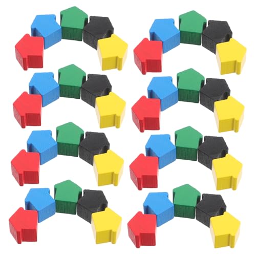 INOOMP 50 Stück Spiel Schach Zubehör Für Brettspiele Spielmarken Mini-Schachbrett Spielhäuser Schachdekorationen Holz INOOMP 50 Stück Spiel Schach Zubehör Für Brettspiele Spielmarken Mini-Schachbrett Spielhäuser Schachdekorationen Holz von INOOMP